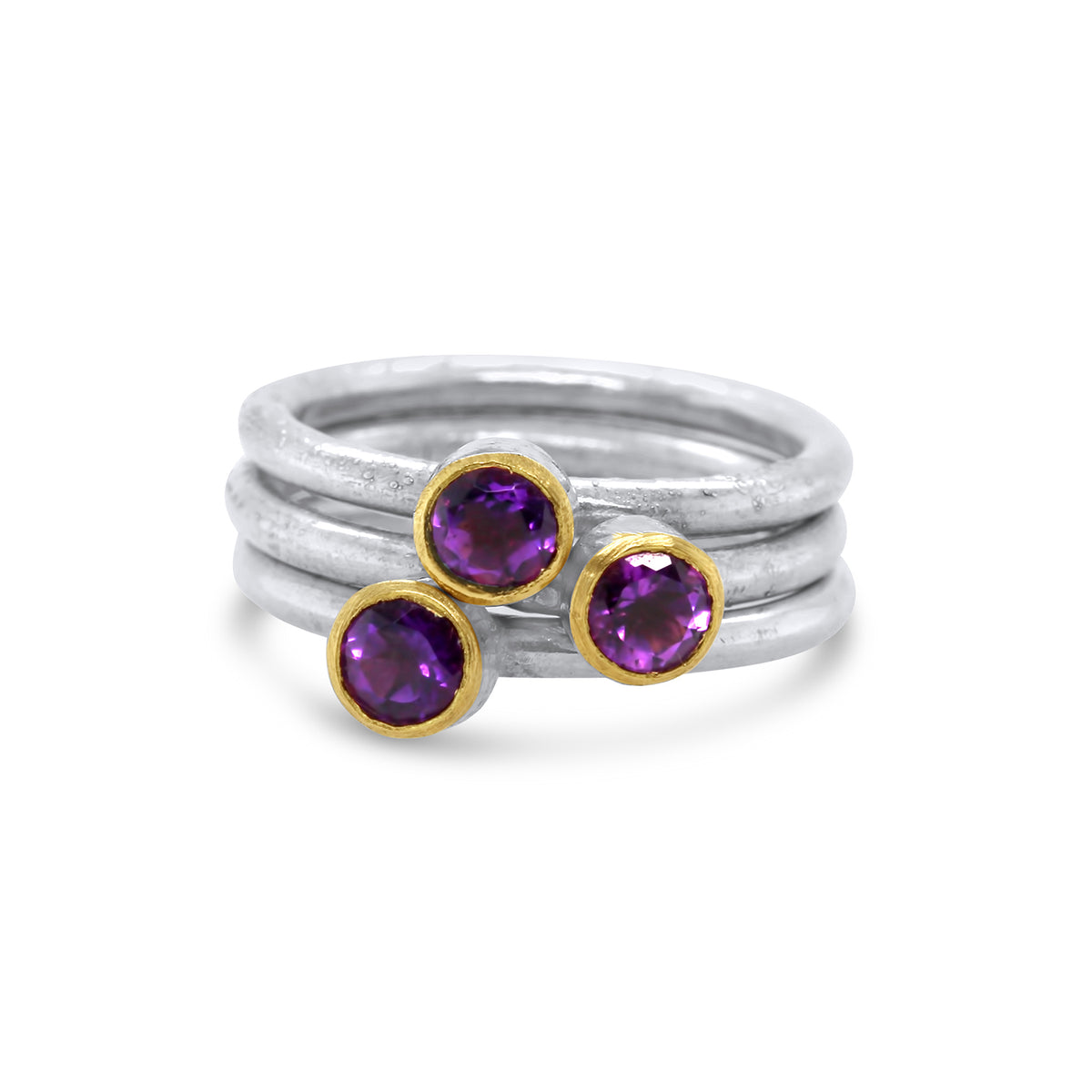 Amethyst clearance stackable ring