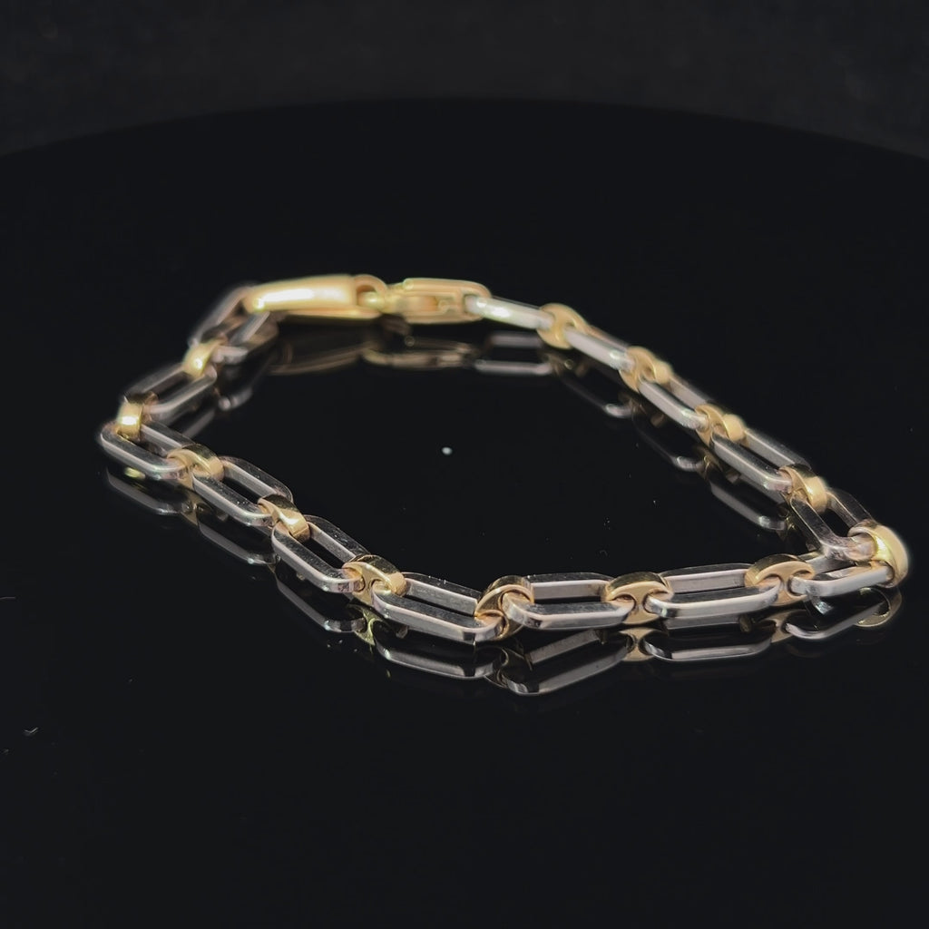 18k yellow white gold bracelet designyard