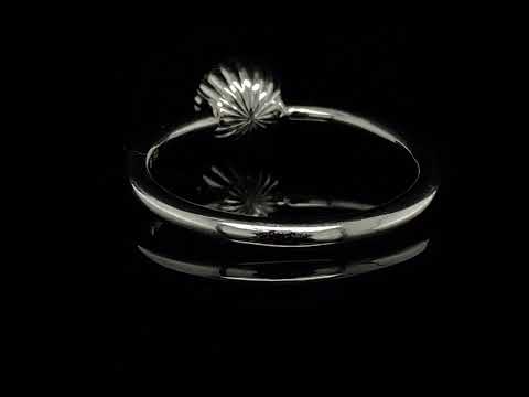 Andrew Geoghegan - Platinum Diamond Cannele engagement Ring - DESIGNYARD contemporary jewellery Dublin Ireland.