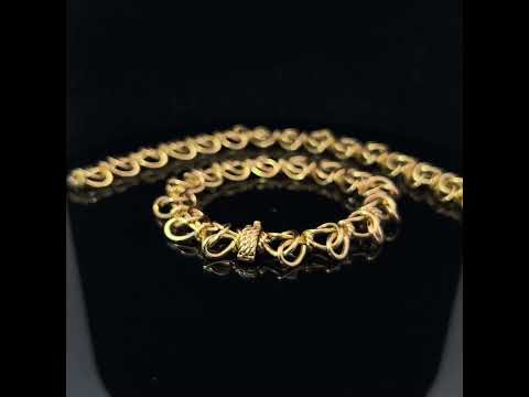 Video of Boucheron Vintage 18k Yellow Gold Bracelet Necklace set. Available on DESIGNYARD.com and in our Jewellery Shop Dublin, Ireland.