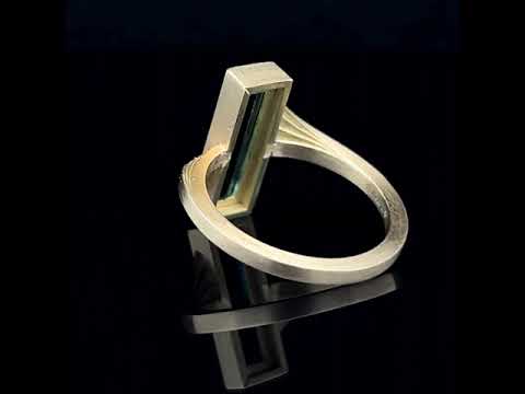 Video of Bola Lyon's 18k Yellow Gold Bicolour Tourmaline Statement Ring. Available on DESIGNYARD.com and in our Jewellery Shop Dublin, Ireland.