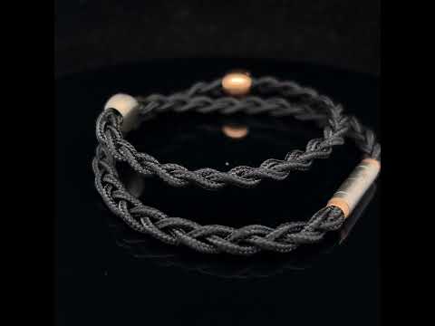 Video of Meister's 18k Rose Gold Titanium Men's Bracelet. Available on DESIGNYARD.com and in our Jewelry Store Dublin, Ireland.