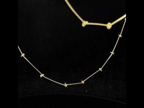 Video of Erik Urbschat's Contemporary 18k Yellow Gold Knotted Necklace. Available on DESIGNYARD.com and in our Jewelry Store Dublin, Ireland.