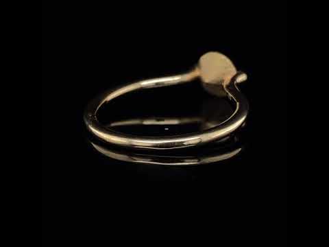 Cardillac - 14k Yellow Gold The Promise alternative engagement Ring - DESIGNYARD contemporary jewellery Dublin Ireland.