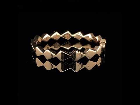 Andrew Geoghegan - 18k Rose Gold Costeira wedding Ring - DESIGNYARD contemporary jewellery Dublin Ireland.