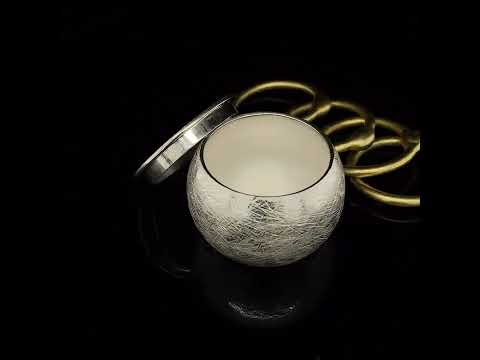 Video of Erik Urbschat's Contemporary 18k Yellow Gold Orbit Rings Silver Box Set. Available on DESIGNYARD.com and in our Jewelry Store Dublin, Ireland.