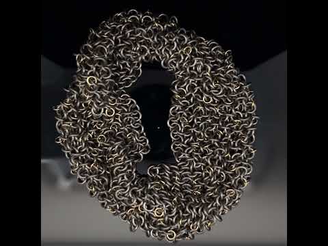 Video of Alison Evans's Titanium 18k Yellow Gold Scatter Bracelet. Available on DESIGNYARD.com and in our Jewellery Shop Dublin, Ireland.