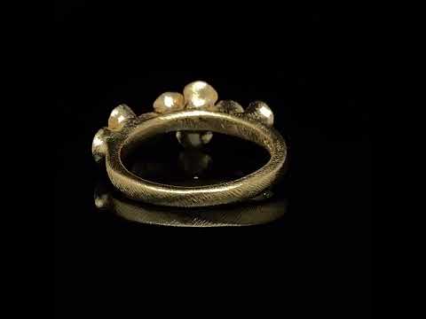 Video of Diana Porter's 18k Yellow Fairtrade Gold 8 Diamond Engagement Ring. Available on DESIGNYARD.com and in our Jewellery Shop Dublin, Ireland.