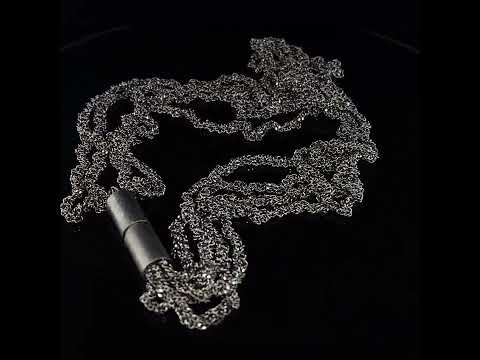 Video of Claudia Milic's Contemporary Sterling Silver Black Four Row Twist Collier Available on DESIGNYARD.com and in our Jewellery Shop Dublin, Ireland.