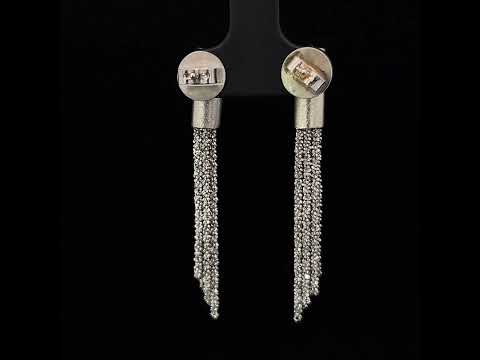 Video 1 of Claudia Milic Sterling Silver Shine Short Earrings. Handmade in Germany. Available on DESIGNYARD.com and in our Jewellery Shop Dublin, Ireland.