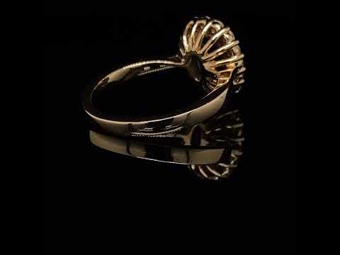 Video of 18k Rose Gold Sapphire Diamond Engagement Ring. Available on DESIGNYARD.com and in our Jewellery Shop Dublin, Ireland. Free Worldwide Shipping with DHL.