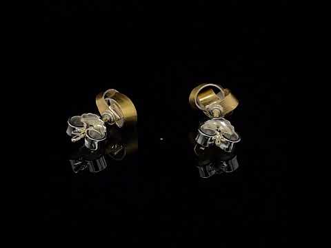 Video of Manu's Contemporary Sterling Silver 22k Yellow Gold Bi-Metal Knot Statement Earrings. Available on DESIGNYARD.com and in our Jewellery Shop Dublin, Ireland. Free Worldwide Shipping with DHL.