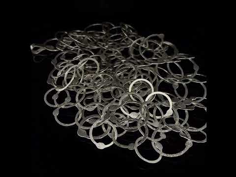 Video of Erik Urbschat's Contemporary Sterling Silver Queue F Necklace. Available on DESIGNYARD.com and in our Jewelry Store Dublin, Ireland.