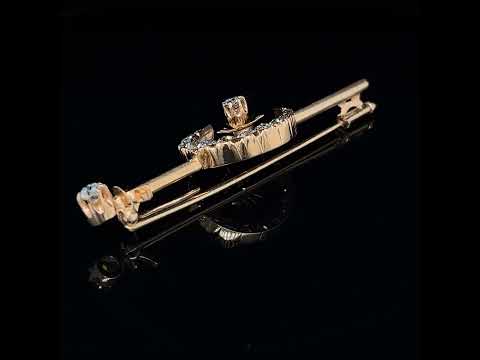 Video of Antique Half Moon & Star Diamond Brooch. Available on DESIGNYARD.com and in Jewellery Shop Dublin, Ireland.