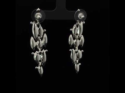 Video of Simon Harrison's Contemporary Aquarius Ombre Crystal Drop Earrings. Available on DESIGNYARD.com and in our Jewellery Shop Dublin, Ireland. Free Worldwide Shipping with DHL.