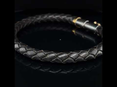 Video of Josephine Bergsøe's Silver 18k 22k Yellow Gold Black Diamond Spudnik Bracelet. Available on  DESIGNYARD.com and in our Jewellery Shop Dublin, Ireland. Free Worldwide Shipping with DHL.