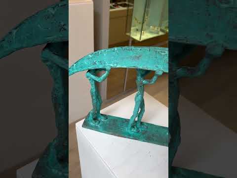 Video of Clodagh Redden's Green Bronze Three Man Boat Sculpture. Available on DESIGNYARD.com and in our Gallery Dublin, Ireland.