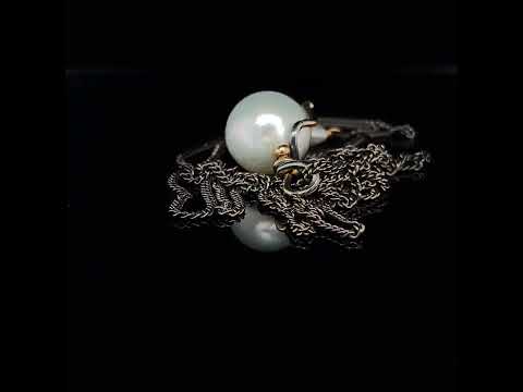 Video of Josephine Bergsøe's Contemporary Oxidised Silver 18k 22k 24k Yellow Gold Gone Fishing Pearl Necklace. Available on DESIGNYARD.com and in our Jewellery Shop Dublin, Ireland. Free Worldwide Shipping with DHL.