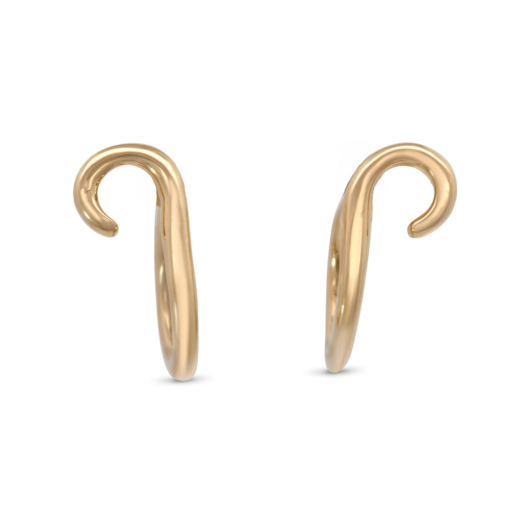 Photograph 1 of Siobhan McArdle's 14k Yellow Gold Perpetual Hoops Earrings. Available on DESIGNYARD.com and in our Jewelry Store Dublin, Ireland.