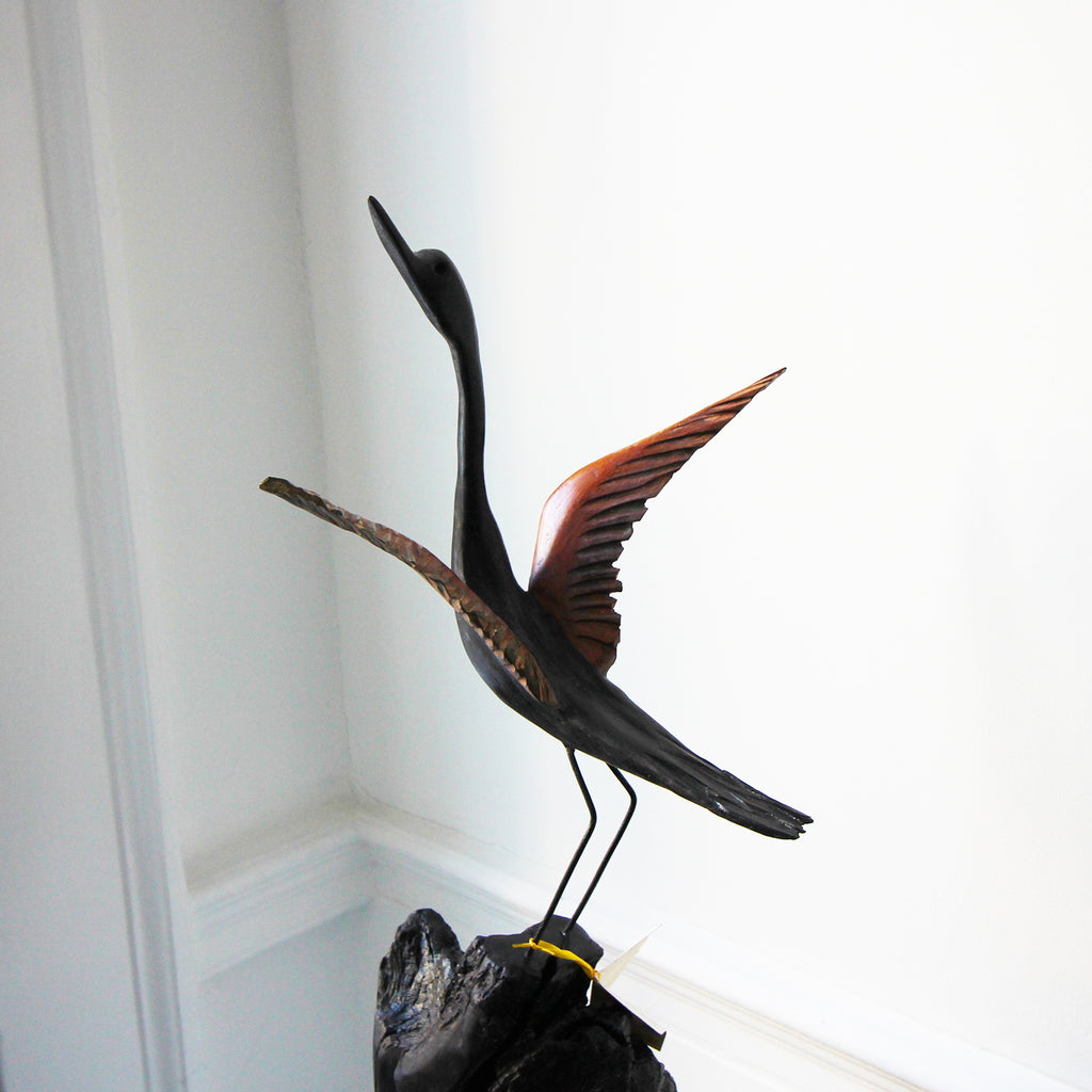 Photograph 3 of Tony Downey's Irish Bog Oak Sculpture. Available on DESIGNYARD.com and in our Gallery Dublin, Ireland.