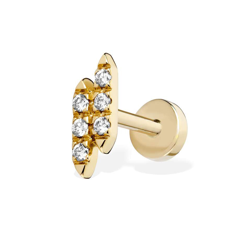 9ct gold deals labret stud