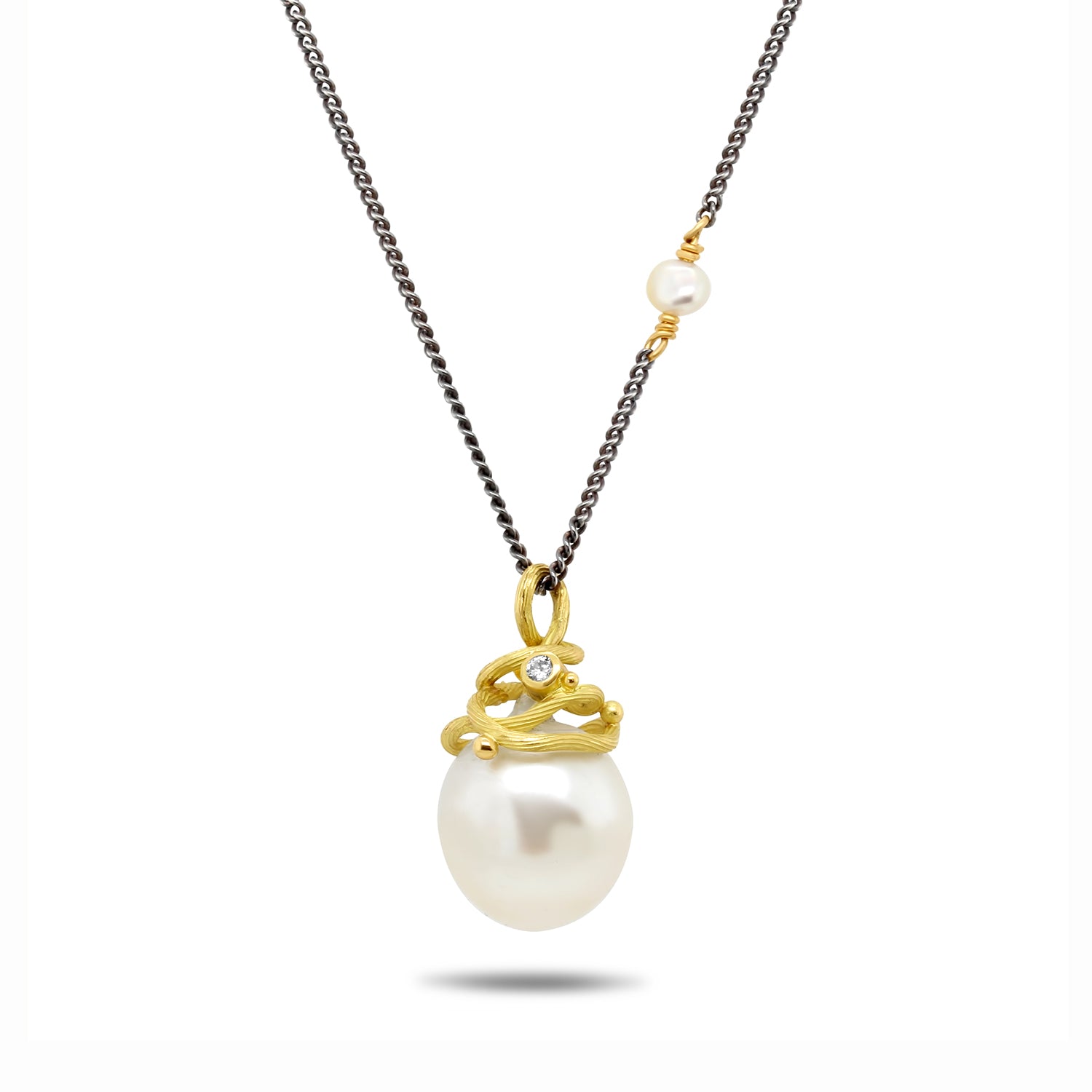 Necklace with online a pearl